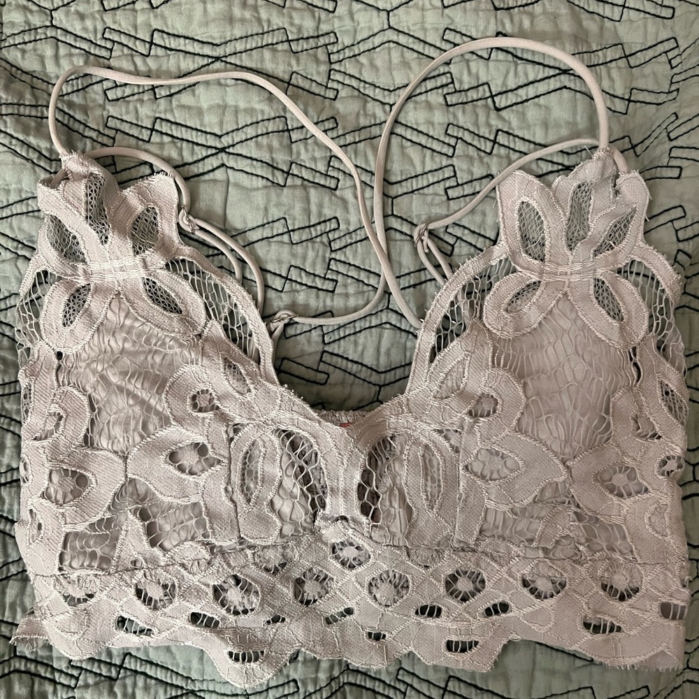 Dina b light blue bralette